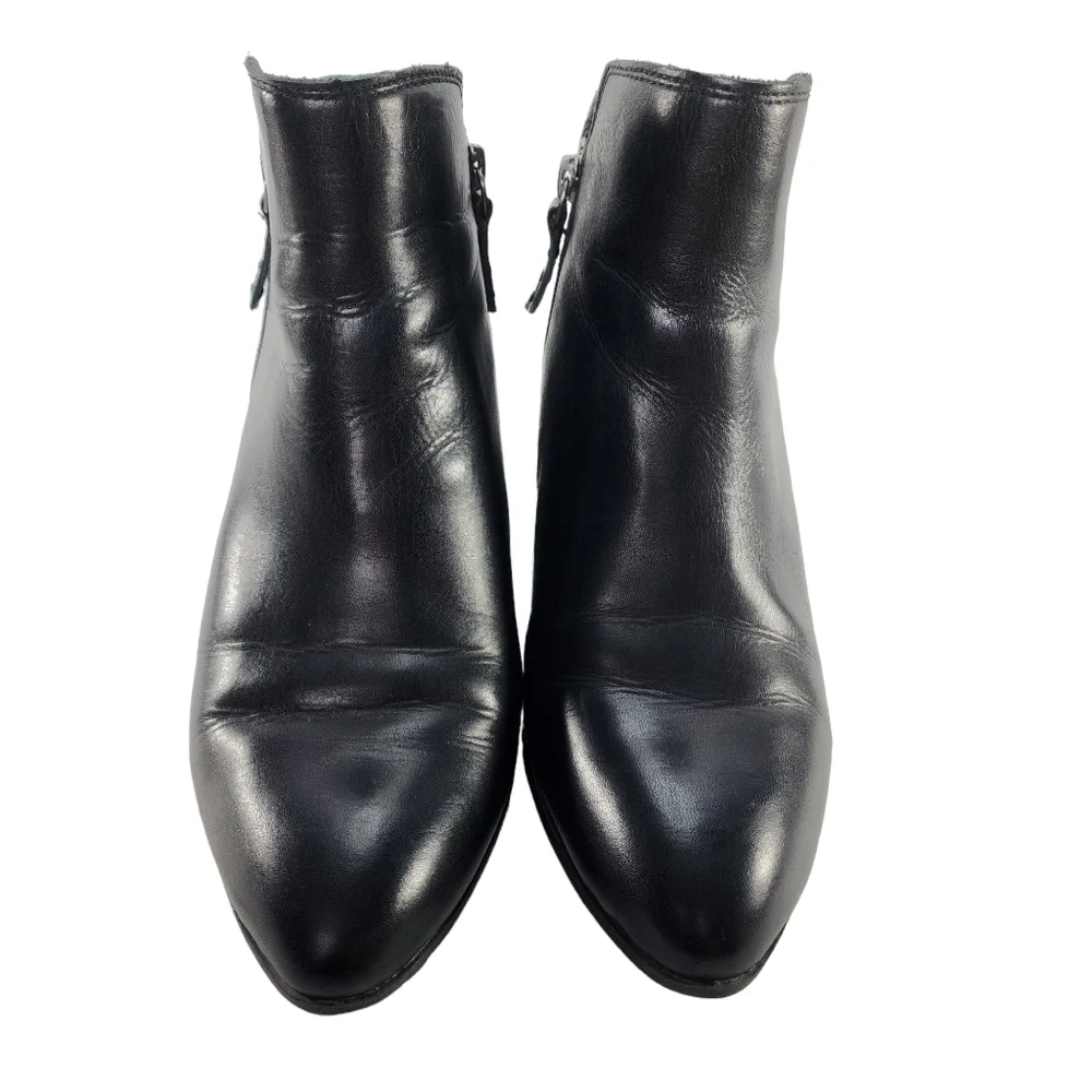 Frye Judith Booties, Black Leather, 8.5 - Picture 3 of 12